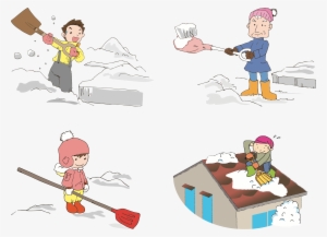 Shoveling Snow Clipart #4372843