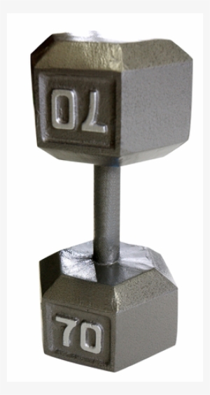 Cap Barbell 70lb Cast Iron Hex Dumbbell - Cap Barbell Cast Iron Hex Dumbbell 70 Lbs #4373170