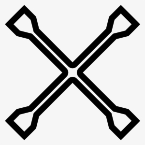 Llave De Cruz Icon - Vector Graphics #4373201