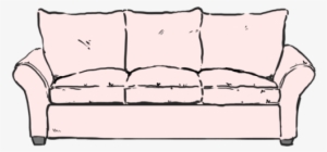 Couch Clipart Transparent Tumblr - Sofa Drawing #4373266
