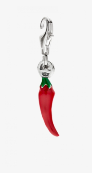More Views - Hot Chili Pepper Charm - Sterling Silver And Enamel #4373378
