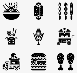 Street Food And Food Trucker - Street #4373471