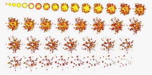 Explosion Spritesheet - 2d Explosion Sprite Sheet - Free Transparent ...