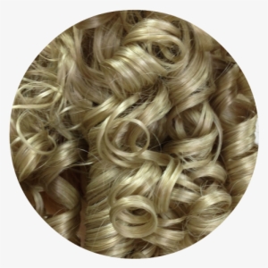 Curly Ponytail 22st Honey Ash Blonde - Blond #4375805