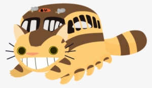 Catotoro Posted This - Transparent Totoro Cat Bus #4377704