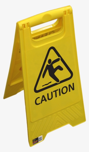 Builders Edge Safety Yellow Caution Floor Sign - Caution Floor Sign #4377986