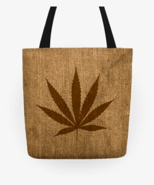 Faux Burlap Weed Tote Tote - Tote Bag Kawaii #4378393