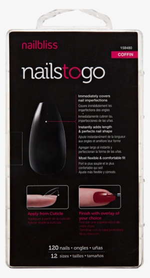 Nailbliss Nails To Go Almond #4378870