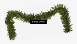 Garland Christmas Simple - Transparent Christmas Garland Png #4378976