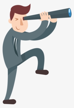 Travel Archives - Cartoon Man With Telescope #4379420