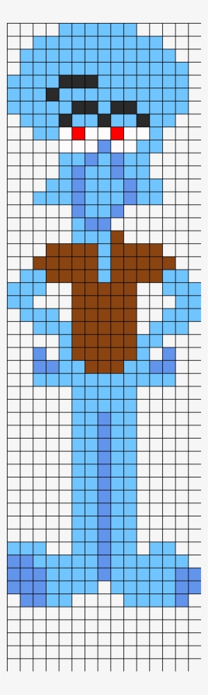 Squidward Perler Bead Pattern / Bead Sprite - Minecraft Pixel Art Templates Squidward #4379990