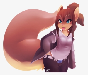 Squirrel Mammal Human Hair Color Vertebrate Cartoon - Squirrel Furry Anthro #4380310