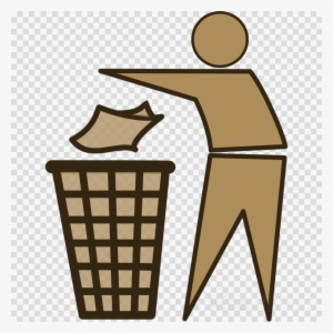 Trash Logo Png Clipart Rubbish Bins & Waste Paper Baskets - Tidy Man #4380427