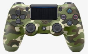Green Camo Slim Ps4 Controller - Dualshock 4 Wireless Controller For Sony Ps4 - Green #4380862