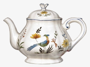 1 Teapot - Gien Oiseaux De Paradis Rim Soup 9 #4381027