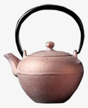 Tsubomi Teapot Copper White Cast Iron - Via Del Tè Teiere #4381313
