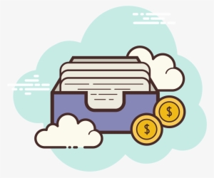 Mailbox Coins Icon - Portable Network Graphics #4381870