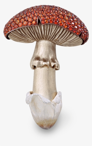 Mushroom Brooch With Sapphires - Jewellery #4382092