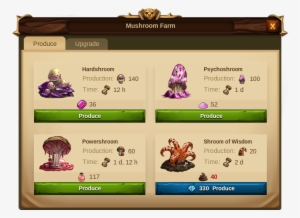 Growing Mushrooms In The Mushroom Farm Requires Input - Elvenar Forest Fabrication Level 4 #4382366