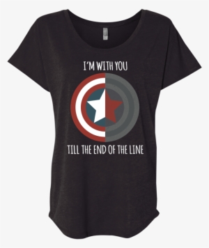 Captain America Shield I'm With You Till The End Of - Shirt #4382467