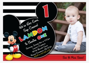 Mickey Mouse Birthday Invitations - Mickey Mouse #4382750