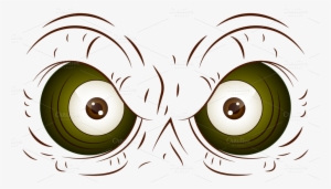 Evil Eyes Png For Kids - Olho De Coruja Desenho #4382828