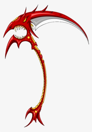 Red Ebil Scythe - Demonic Scythe #4383090