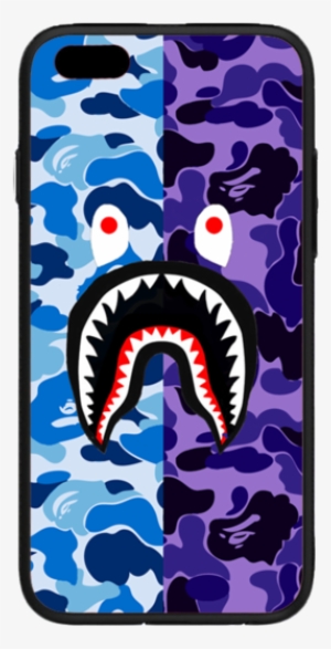 Bathing Ape Blue-purple Iphone Case - Blue #4384071