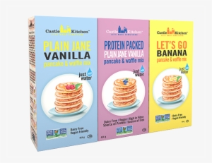 Vanilla, Protein, Banana Pancake Mix - Castle Kitchen Pancake & Waffle Mix #4384161