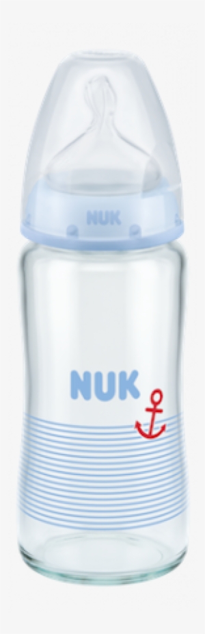 Nuk First Choice+ Glass Baby Bottle 240 Ml Size 1 Medium #4384190