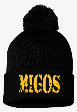 Pom Pom Knit Beanie - Beanie #4384624