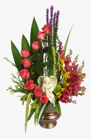 Stairway To Heaven Arrangement - Funeral Plant Flower Arrangements #4385014