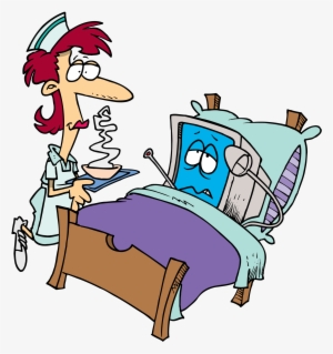 Clipart Sick Computer - Troubleshooting Gif #4385157