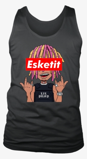 Lil Pump Cartoon Esskeetit T Shirt - Lil Pump D Rose #4385284
