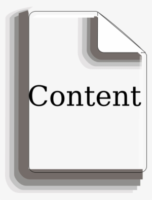 Content Page Clip Art - Content Page Art #4386844