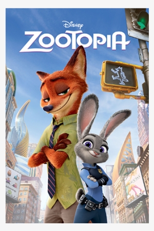 Digital Hd - Fox And Rabbit Zootropolis Dvd - Free Transparent PNG ...