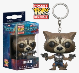 Marvel Guardians Of The Galaxy Vol - Funko Pop Keychain Guardians Of The Galaxy Rocket #4388268