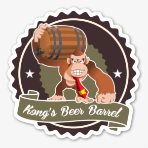 Donkey Kong Beer Sticker - Certified Public Accountant #4388397