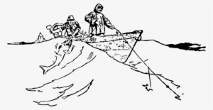 Trawling From A Dory Png Images 600 X - Newfoundland Dory Boat Drawing #4389938