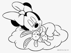 1-minnie - Baby Minnie Coloring Page #4390908