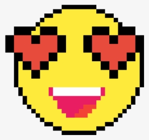 Love Emoji - Pixel Art - Free Transparent PNG Download - PNGkey