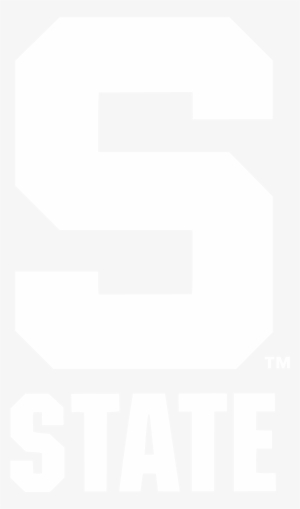 Michigan State Spartans Logo Black And White - Google G Logo White #4391447