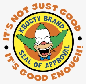 The Simpsons Logo Png Transparent - Krusty The Clown Sticker #4391524
