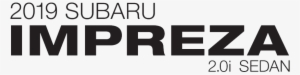 2019 Subaru Impreza - Subaru #4392389