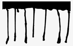 Free Download - Black Paint Dripping Png #4394007