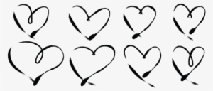 504 Hearts Hand Drawn For Love Graphic Elements - Graphics #4394789