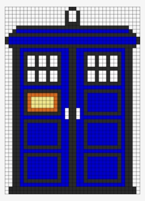 Tardis Perler Bead Pattern / Bead Sprite - Bead #4395228