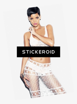 Rihanna White Dress - Photo Shoot #4395359