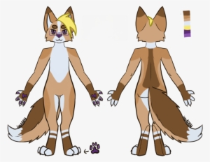 Quirky Corgi Fox Adoptable Auction - Cartoon #4395879