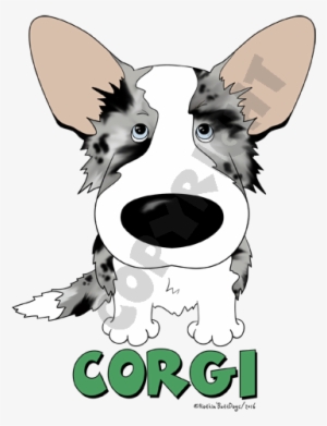 Blue Merle Cardigan Welsh Corgi Big Nose Shirts More - Cardigan Welsh Corgi #4396231